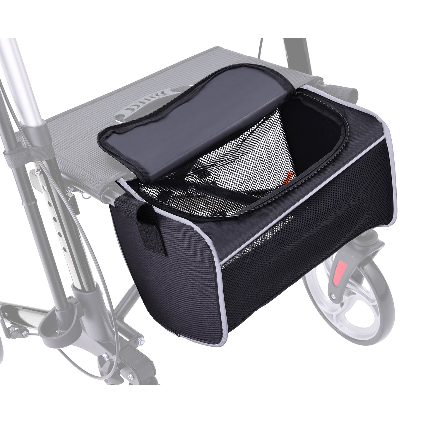 Altus 10-Inch Wheel Euro Walker Rollator Front Bag