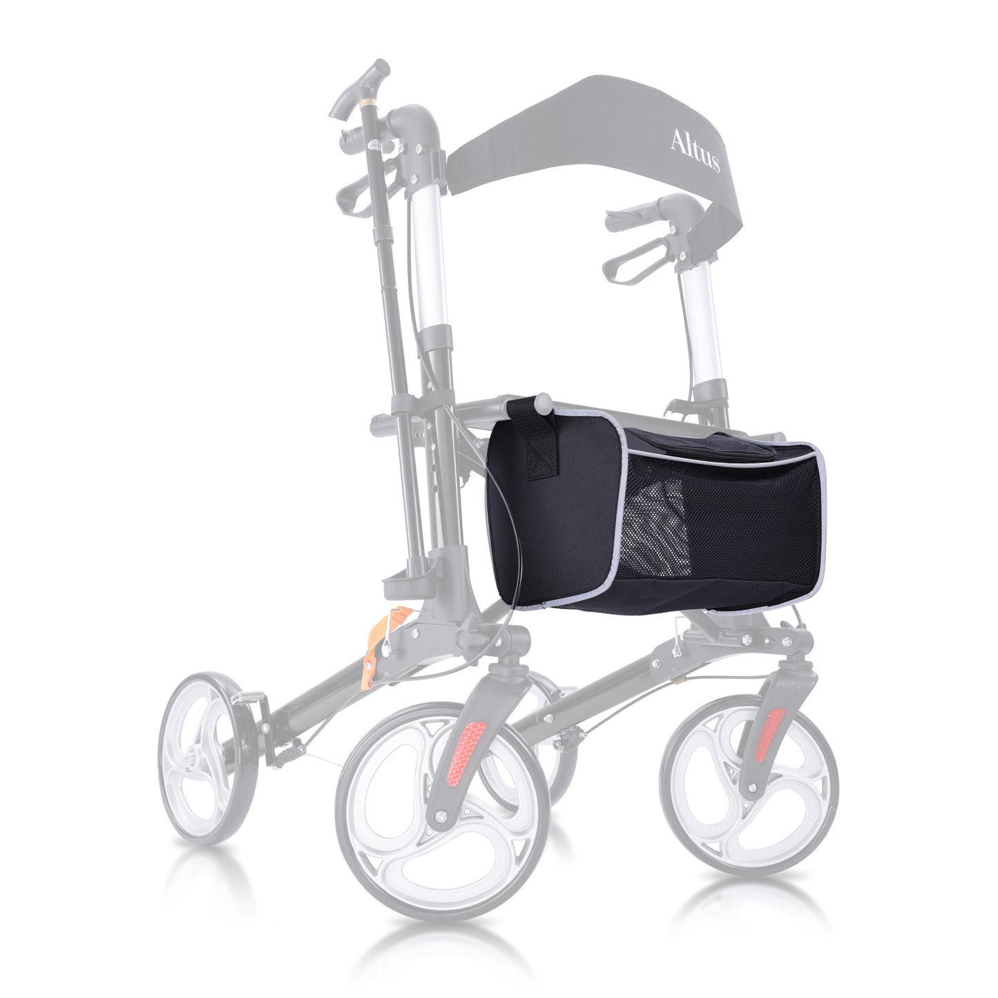 Altus 10-Inch Wheel Euro Walker Rollator Front Bag