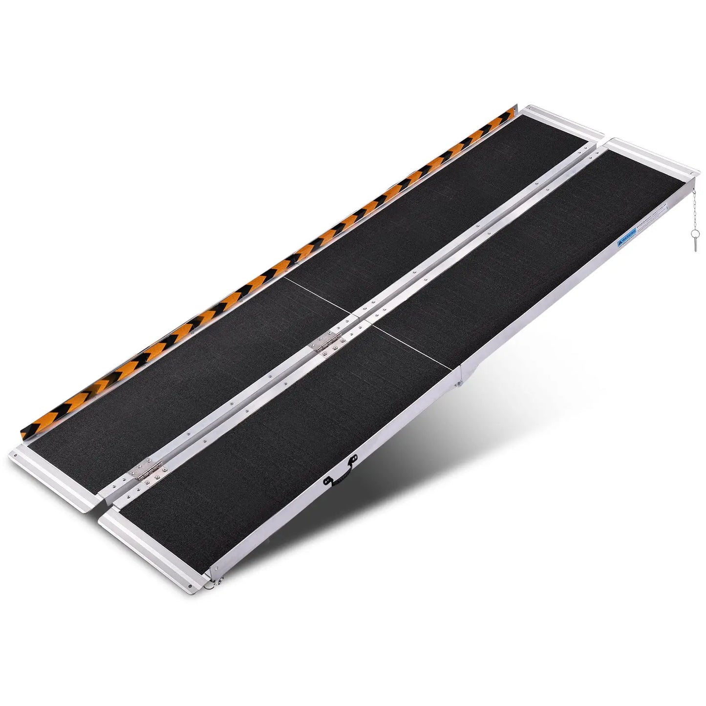 Altus Aluminum Portable Wheelchair Ramp unfolded, showcasing durable construction