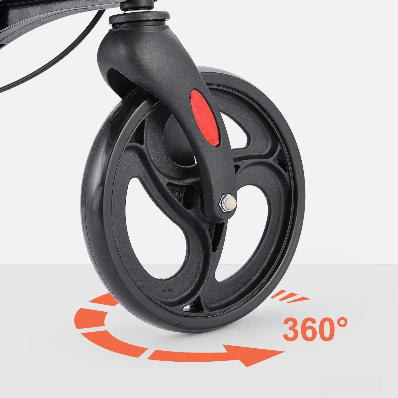 Altus 滚动助行器 移动辅助助行器 带座椅垫扶手靠背 Euro Walker 银色