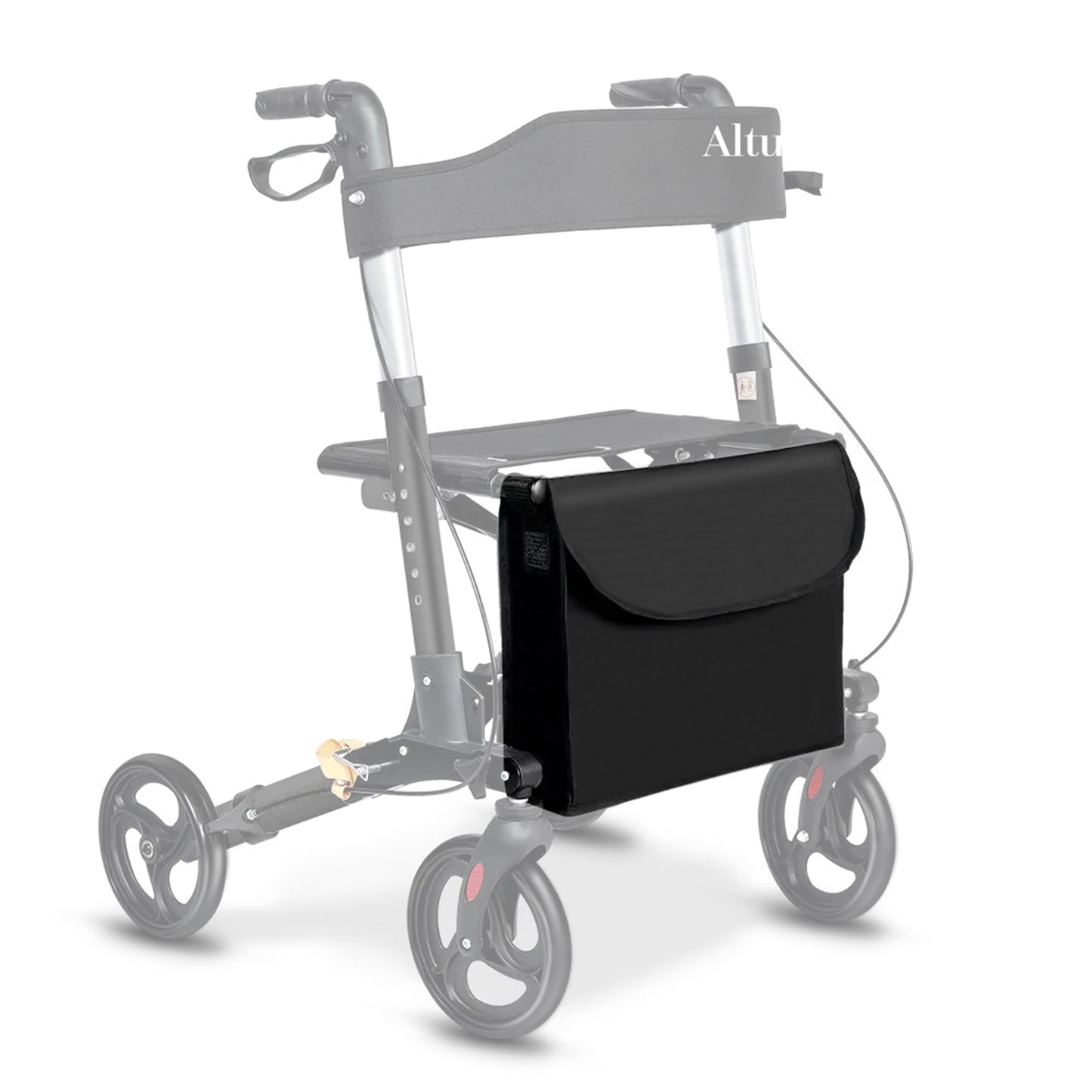 Altus 8-Inch Wheel Euro Walker Rollator Front Bag
