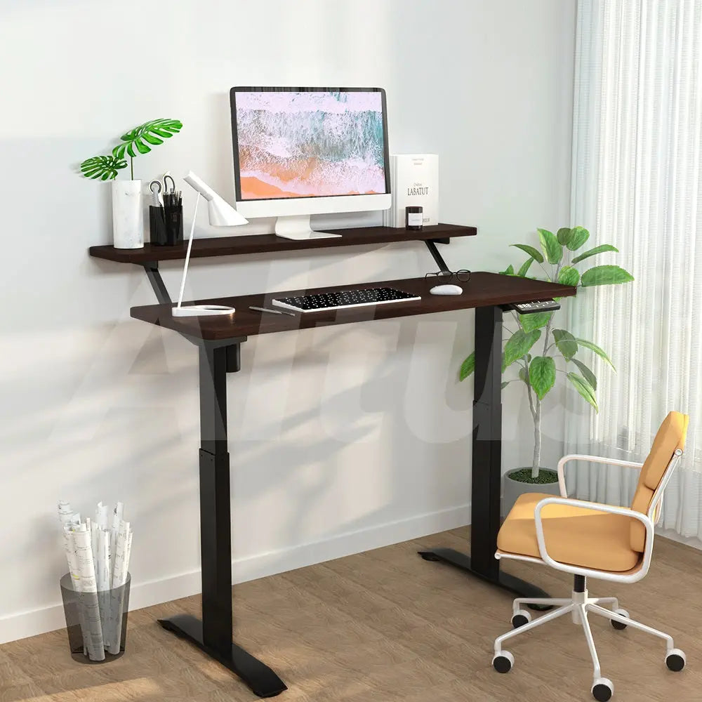 Altus 2 Tier Standing Desk Height Adjustable Motorised Electric Sit Stand Up Desk myaltus