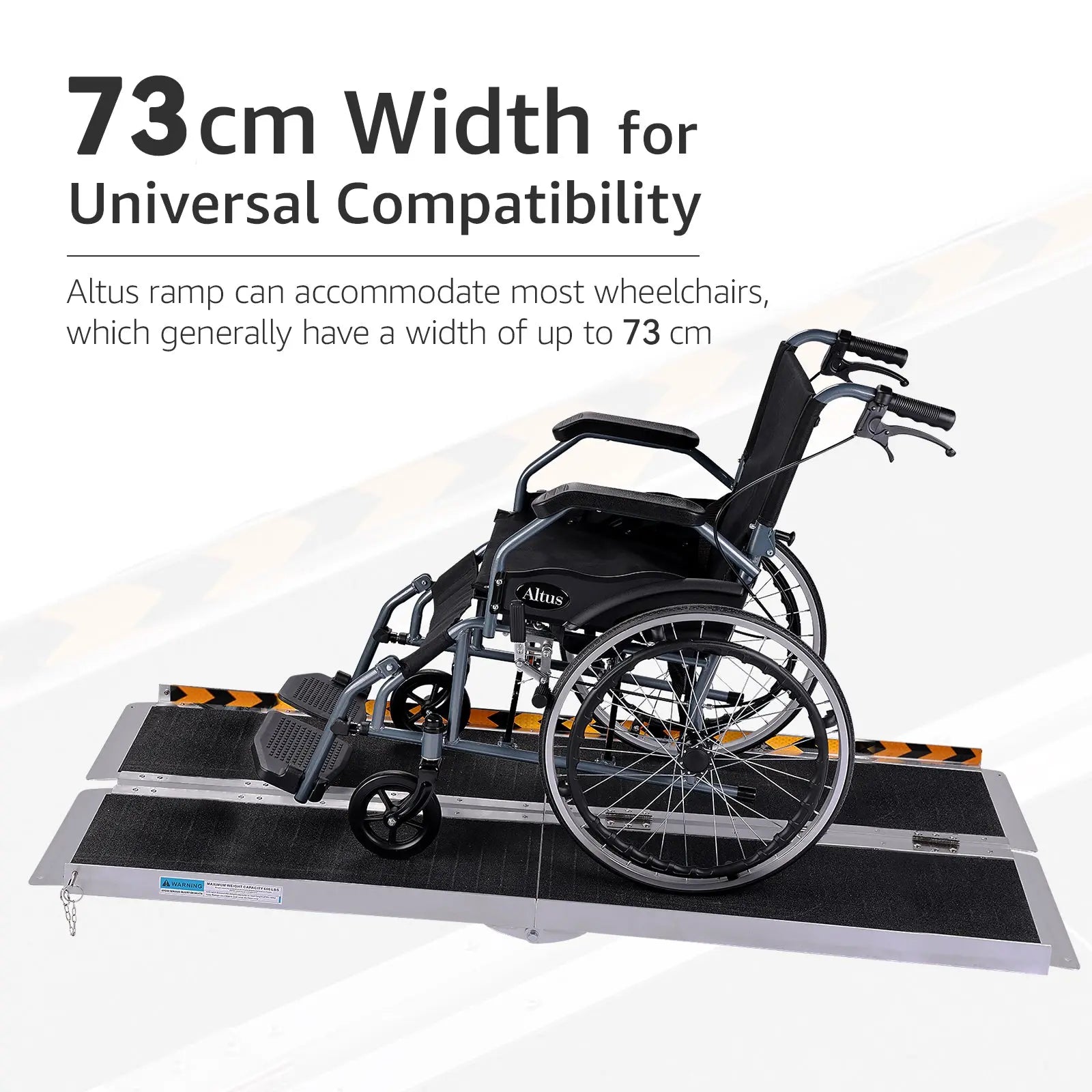 Altus Aluminum Portable Wheelchair Ramp 5 feet 1525 Folding – myaltus