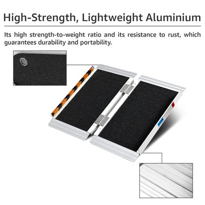 Detailed texture of Altus Ramp surface providing high traction for wheelchair safety in all weather conditions.