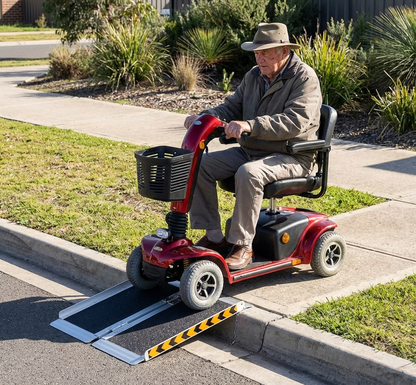 Altus 61CM 2FT Portable Aluminum Folding Wheelchair Ramp