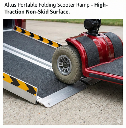 Altus Portable Aluminum Folding Wheelchair Ramp 183CM 6FT
