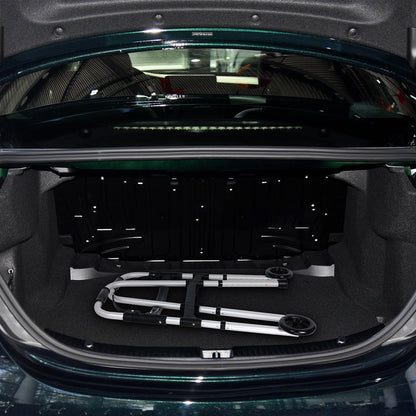 Altus Folding Walking Frame fits in car trunk, showcasing its lightweight and portable design