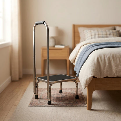 Altus Heavy Duty Steel Step Stool Support Handrail 150kg