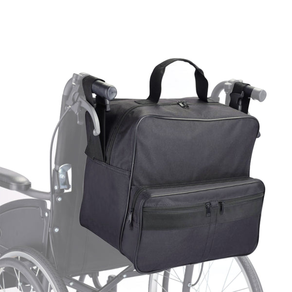 Altus Premium Waterproof Nylon Wheelchair Bag Large Storage