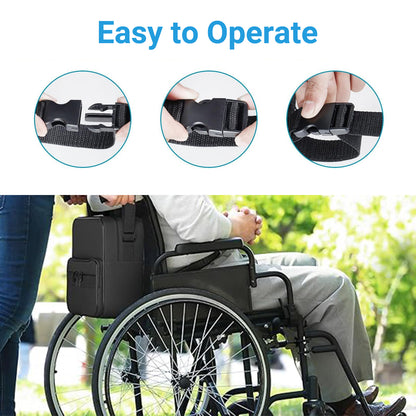Altus Premium Waterproof Nylon Wheelchair Bag Large Storage