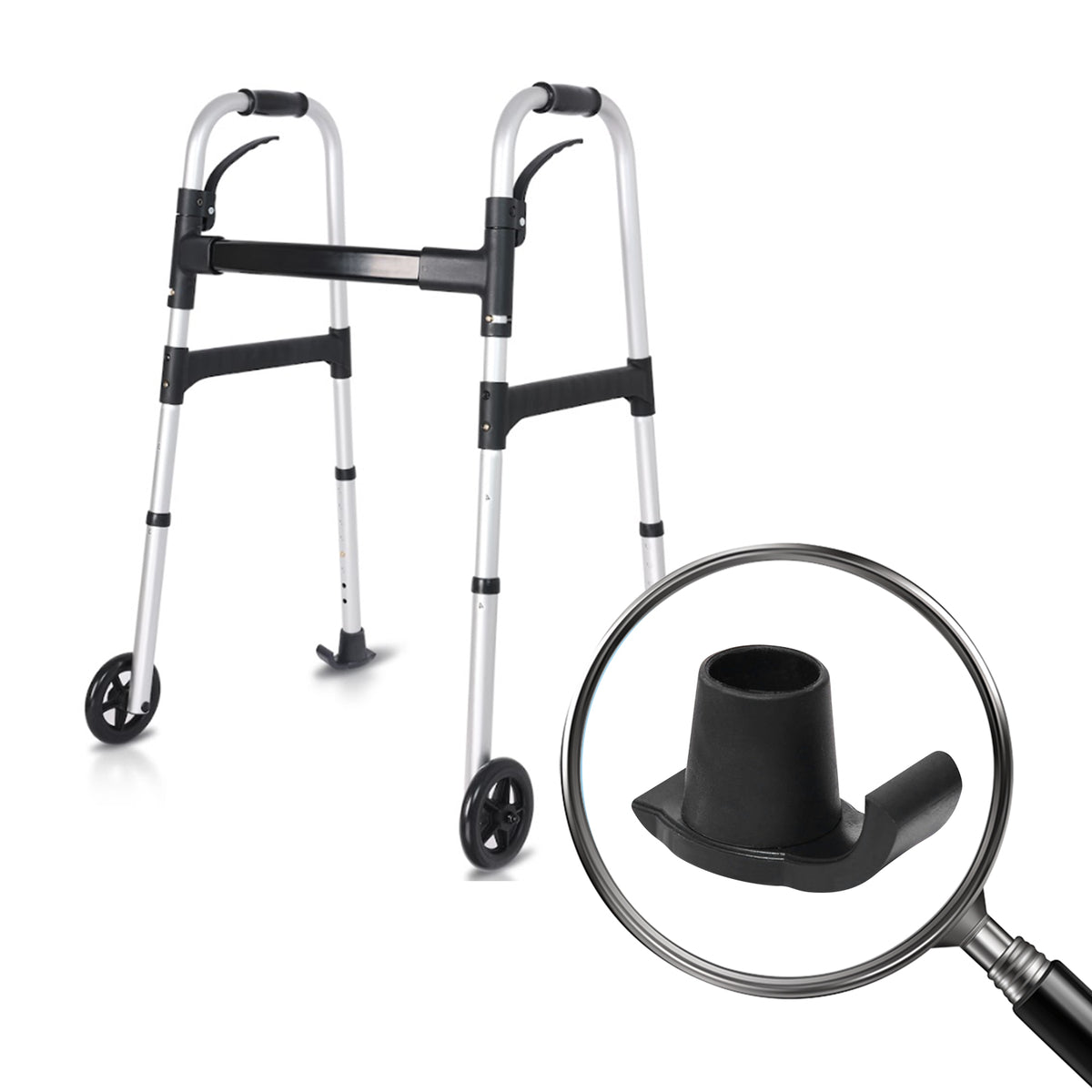 A Frame Altus Altus Skis to Suit Folding Walking Frame Universal Fit Walker Feet Gli