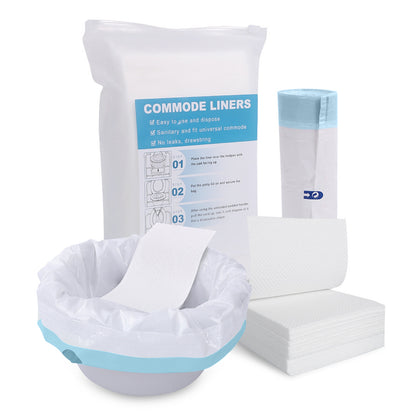 Altus Disposal  Commode Liners with Absorbent Pads 20 per Roll
