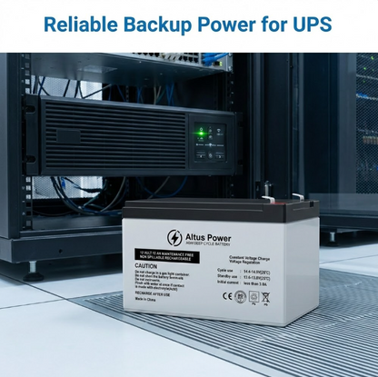 Altus 12V 12ah AGM 电池深循环 SLA 铅酸电池