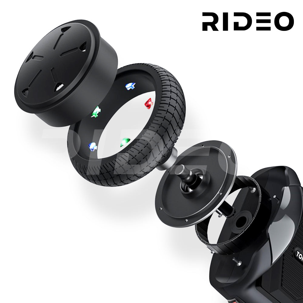 RIDEO Q3_C Hoverboard 6.5 inch Electric Self Balance Sooter UL 2272 Dual Motor Bluetooth Speaker