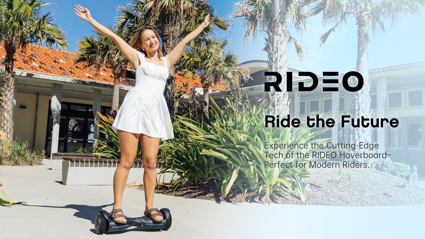 RIDEO Q3_C Hoverboard 6.5 inch Electric Self Balance Sooter UL 2272 Dual Motor Bluetooth Speaker