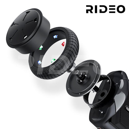 RIDEO Q3_C Hoverboard 6.5 inch Electric Self Balance Sooter UL Bluetooth Speaker Blue