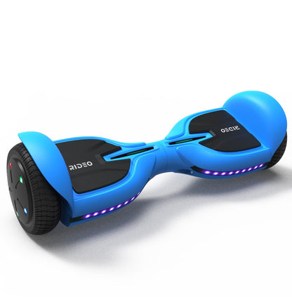RIDEO Q3_C Hoverboard 6.5 inch Electric Self Balance Sooter UL Bluetooth Speaker Blue