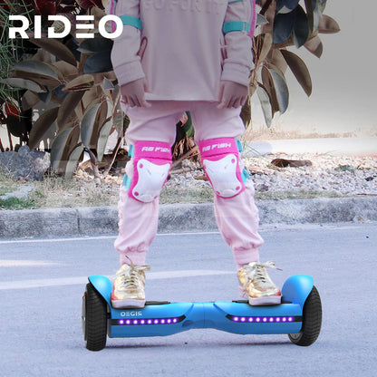RIDEO Q3_C Hoverboard 6.5 inch Electric Self Balance Sooter UL Bluetooth Speaker Blue