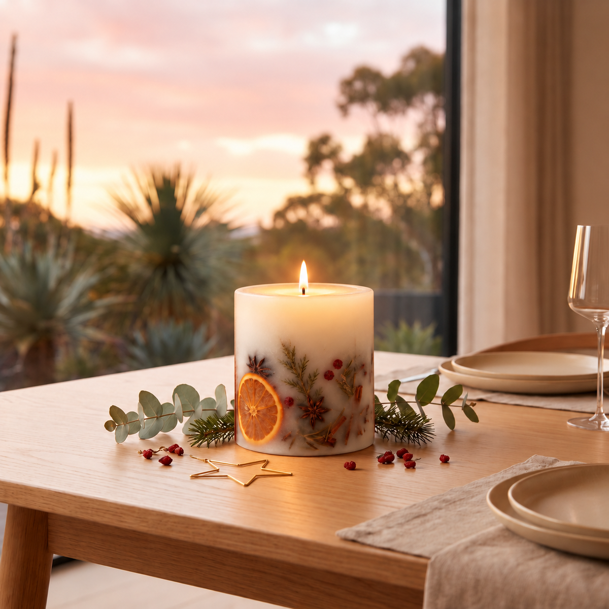 Altus 680g Spice Soy Wax Scented Candle Large Home Fragrance Gift