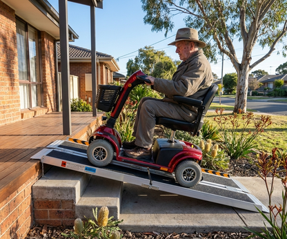 Altus 152CM 5FT Portable Aluminum Folding Wheelchair Ramp