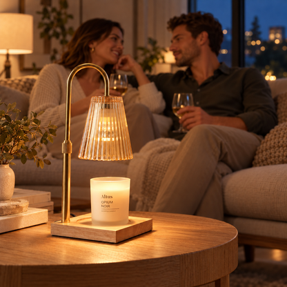 Altus Premium Candle Warmer Lamp Set - Wood Sage & Opium