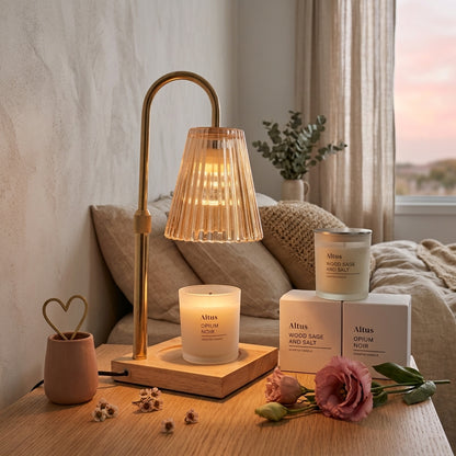 Altus Premium Candle Warmer Lamp Set - Wood Sage & Opium