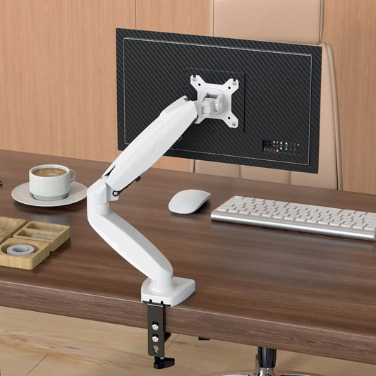 Single Monitor Desk Mount Adjustable Gas Spring Monitor Arm Support Max 27 Inch myaltus