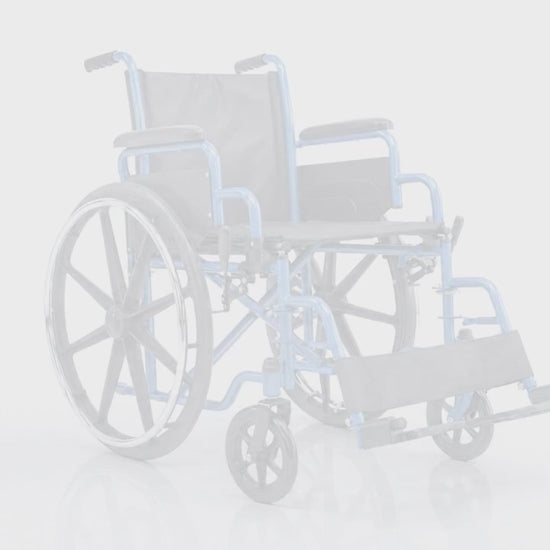 This Altus lightweight foldable wheelchair comes with breathable and durable upholstery, stable large wheels plus dual braking system. It folds into a compact size for easy storage and transport, perfect for seniors' daily mobility and short-distance outings.