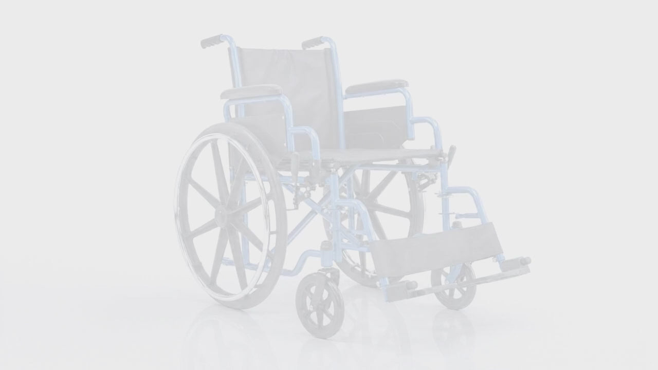This Altus lightweight foldable wheelchair comes with breathable and durable upholstery, stable large wheels plus dual braking system. It folds into a compact size for easy storage and transport, perfect for seniors' daily mobility and short-distance outings.