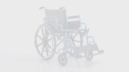 This Altus lightweight foldable wheelchair comes with breathable and durable upholstery, stable large wheels plus dual braking system. It folds into a compact size for easy storage and transport, perfect for seniors' daily mobility and short-distance outings.
