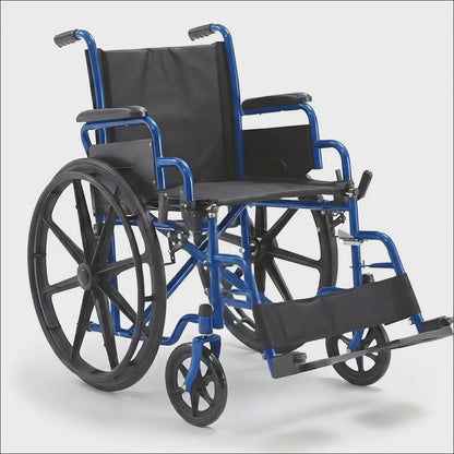 Altus 自推式轮椅 24 英寸 镀铬轮子 自推式可调节脚踏板高度_A 版