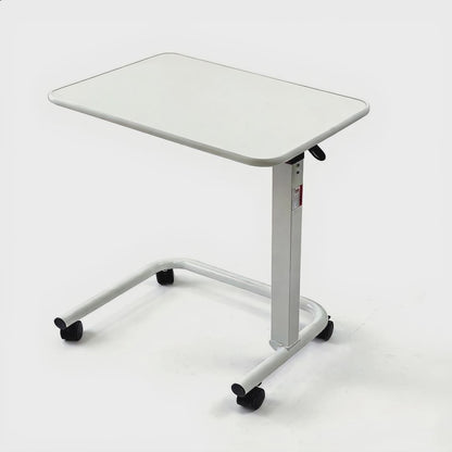 Altus Medical Adjustable Gas Lift Mechanism Overbed Mobility Table White