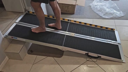 Altus 152CM 5FT Portable Aluminum Folding Wheelchair Ramp