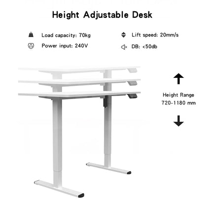 Altus Height Adjustable Standing Desk Motorised Electric Sit Stand Table myaltus